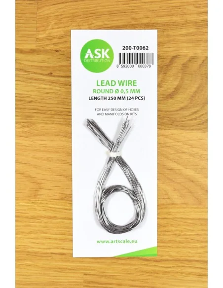 Lead Wire - Round Ø 0, 5 mm x 250 mm (cca. 24 pcs) - Art Scale Kit ...