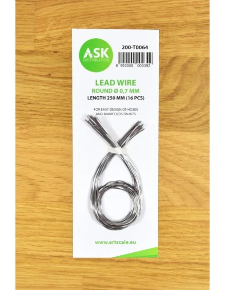 Lead Wire - Round Ø 0, 7 mm x 250 mm (cca. 16 pcs) - Art Scale Kit ...