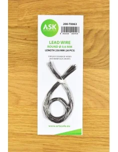 Lead Wire - Round Ø 0, 6 mm x 250 mm (cca. 20 pcs) - Art Scale Kit ...