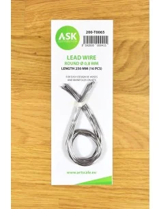 Lead Wire - Round Ø 0, 8 mm x 250 mm (cca. 16 pcs) - Art Scale Kit ...