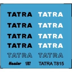 T815 decal, 1/87 - Hauler HLR87040