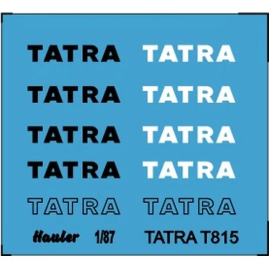 T815 decal, 1/87 - Hauler HLR87040 T815 decal, 1/87 - Hauler HLR87040