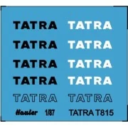 T815 decal, 1/87 - Hauler HLR87040 T815 decal, 1/87 - Hauler HLR87040