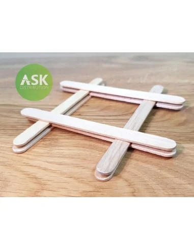 Wooden Stick 114 x 10 mm (8 pcs) - Art Scale Kit 200-T0071