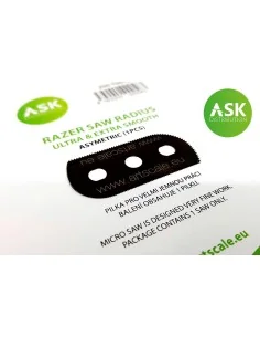 ASK Razor Saw Radius - ultra & extra smooth asymmetric 100/65 teeth...
