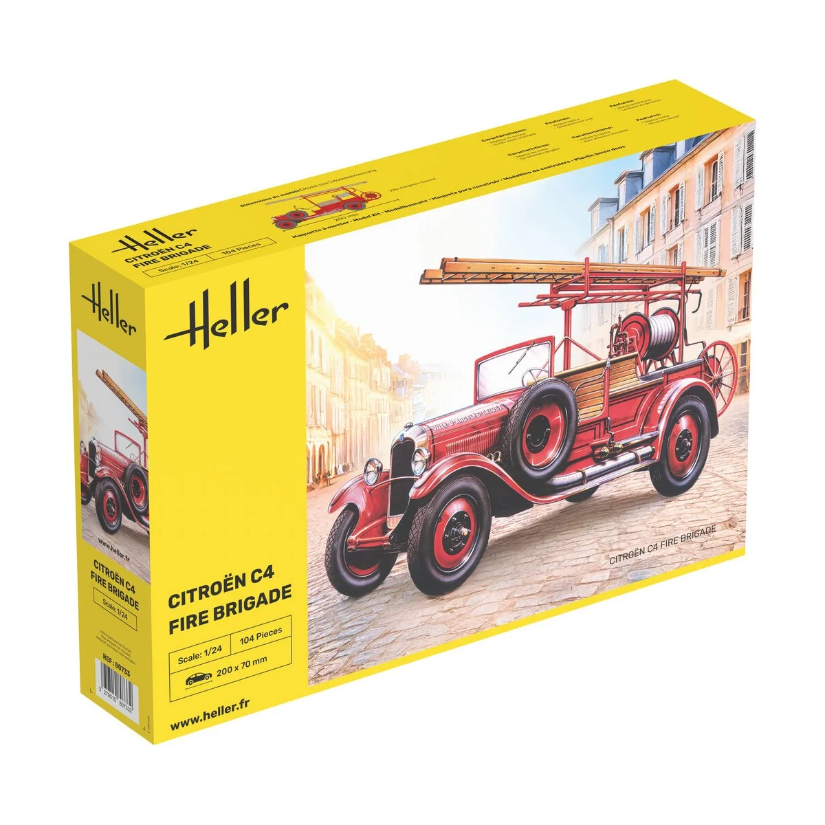 Citroen C4 Fire Brigade, 1/24 - Heller 80733