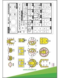 B-17G Flying Fortress outside painting mask for HK Models, 1/48 - A... 2