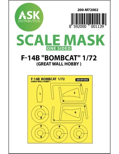 F-14B Bombcat outside painting mask for Great Wall Hobby, 1/72 - Ar...