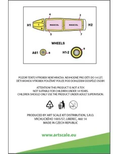 Hawker Hunter F.6 double-sided painting mask for Airfix, 1/48 - Art... 2