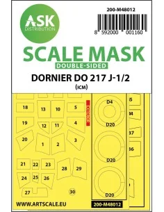 Dornier Do 217J-1/2 double-sided painting mask for ICM, 1/48 - Art ...