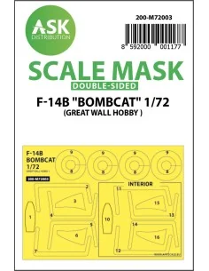 F-14B Bombcat double-sided painting mask for Great Wall Hobby, 1/72...