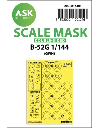 B-52G double-sided painting mask for Great Wall Hobby, 1/144 - Art ...