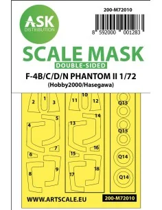 F-4B/C/D/N Phantom II double-sided painting mask for Hasegawa / Hob...