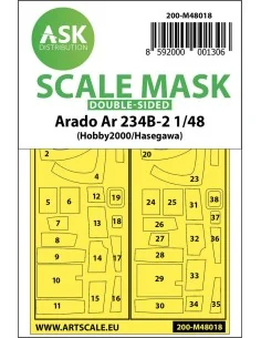 Arado Ar 234B-2 double-sided painting mask for Hasegawa / Hobby2000...