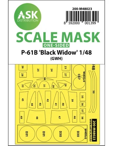 P-61 Black Widow one-sided for Great Wall Hobby, 1/48 - Art Scale K...