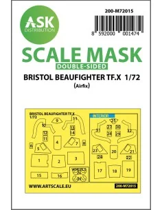 Bristol Beaufighter TF.X double-sided painting mask for Airfix, 1/7...