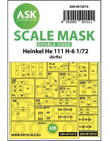 Heinkel He 111 H-6 double-sided for Airfix, 1/72 - Art Scale Kit 20...