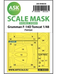 F-14D double-sided painting mask for Tamiya, 1/48 - Art Scale Kit 2...