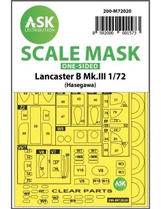 Lancaster B Mk.III one-sided for Hasegawa, 1/72 - Art Scale Kit 200...