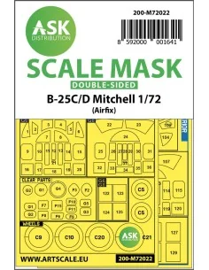 B-25C/D Mitchell double-sided for Airfix, 1/72 - Art Scale Kit 200-...