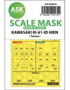 Kawasaki Ki-61-ID Hien double-sided painting mask for Tamiya, 1/48 ...
