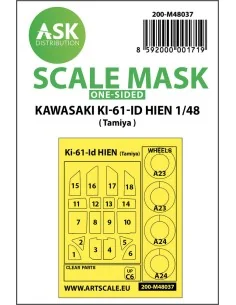Kawasaki Ki-61-ID Hien one-sided painting mask for Tamiya, 1/48 - A...