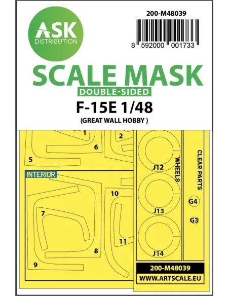 F-15E double-sided painting mask for Great Wall Hobby, 1/48 - Art S...