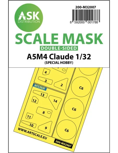 A5M4 Claude double-sided express mask for Special Hobby, 1/32 - Art...