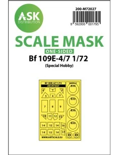 Bf 109E-4/7 one-sided painting mask for Special Hobby, 1/72 - Art S...