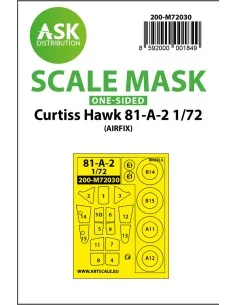 Curtiss Hawk 81-A-2 one-sided painting mask for Airfix, 1/72 - Art ...