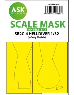 SB2C-4 Helldiver wheel bays express mask for Infinity, 1/32 - Art S...
