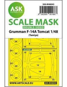 F-14A Tomcat double-sided painting mask for Tamiya, 1/48 - Art Scal...