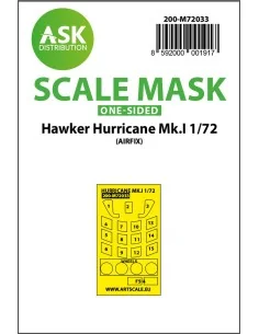 Hawker Hurricane Mk.I one-sided painting mask for Airfix, 1/72 - Ar...