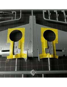 Curtiss Hawk 81-A2 AVG wheels bay masks for Great Wall Hobby, 1/32 ... 2