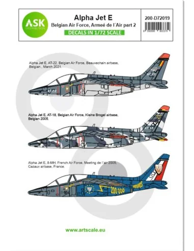Alpha Jet E Belgian Air Force and Armeé de l´Air part 2, 1/72 - Art...