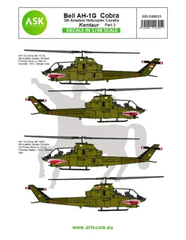 Bell AH-1G Cobra Kentaur 3th Aviation helicopter cavalry part 2, 1/...