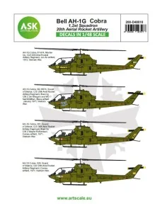 Bell AH-1G Cobra 20th Aerial Rocket artilery - part 1, 1/48 - Art S...