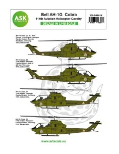 Bell AH-1G Cobra 114th Aviation helicopter cavalery - part 3, 1/48 ...