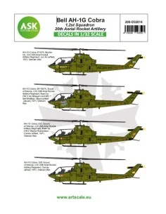 Bell AH-1G Cobra 20th Aerial Rocket artilery part 1, 1/32 - Art Sca...