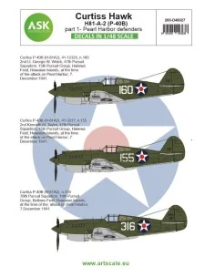Curtiss Hawk 81-A-2 (P-40B) part 1 - Pearl Harbor defenders, 1/48 -...