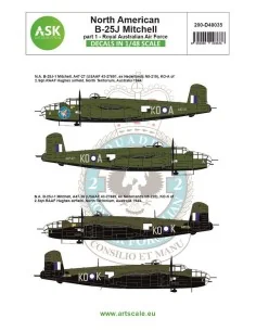 B-25J Mitchell part 1 - Royal Australian Air Force, 1/48 - Art Scal...