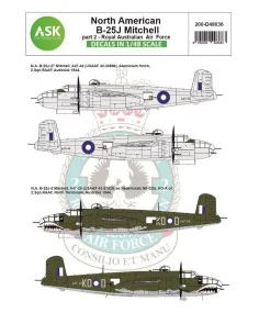 B-25J Mitchell part 2 - Royal Australian Air Force, 1/48 - Art Scal...