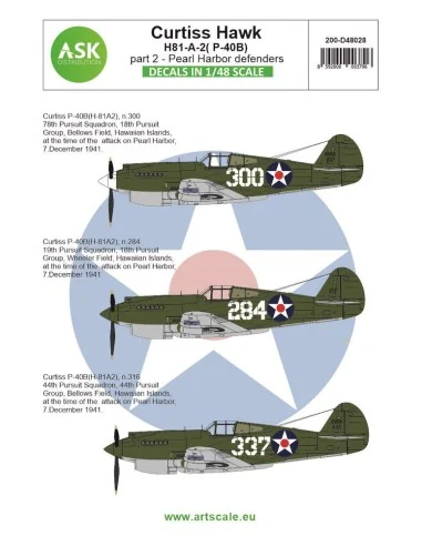 Curtiss Hawk 81-A-2 (P-40B) part 2 - Pearl Harbor defenders, 1/48 -...