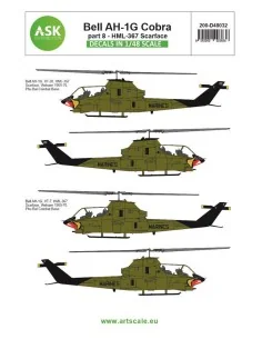 Bell AH-1G Cobra part 8 - HML367 Scarface, 1/48 - Art Scale Kit 200...