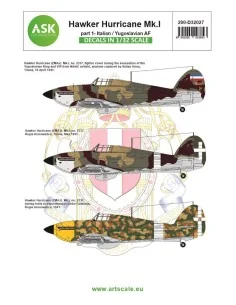 Hawker Hurricane Mk.I part 1 - Italian AF and Jugoslavia AF, 1/32 -...