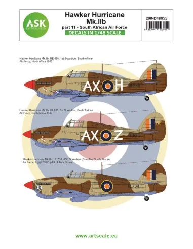 Hawker Hurricane Mk.IIB part 11 - South African Air Force, 1/48 - A...