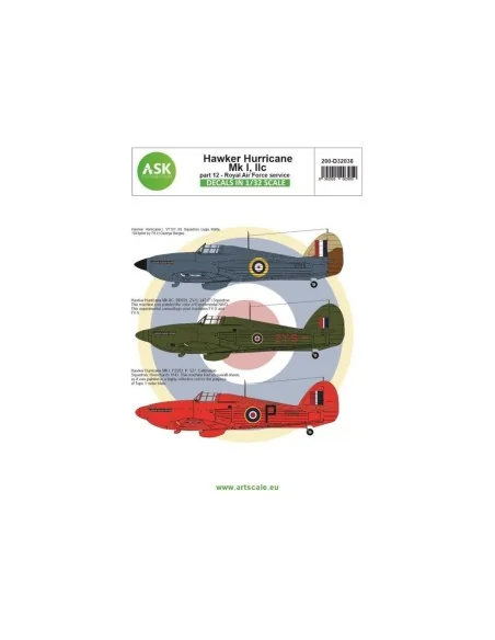 Hawker Hurricane Mk.I / Mk.IIc part 12 - Royal Air Force, 1/32 - Ar...