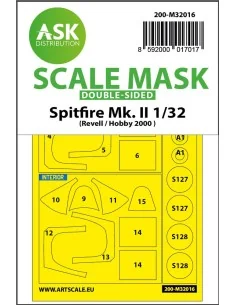 Spitfire Mk.II double-sided express masks for Revell / Hobby2000, 1...