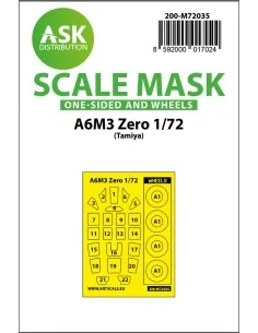 A6M3 Zero one-sided painting mask for Tamiya, 1/72 - Art Scale Kit ...