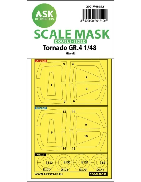 Tornado GR.4 double-sided express mask for Revell / Eduard, 1/48 - ...